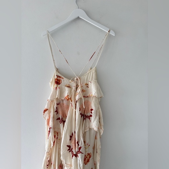 FREE PEOPLE Audrey Embroidered Maxi Dress in Ivory XS - Picture 15 of 16